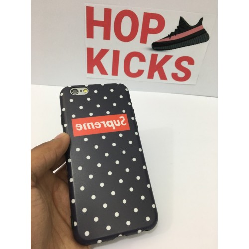 Supreme dotted black Iphone 6/6s Cover